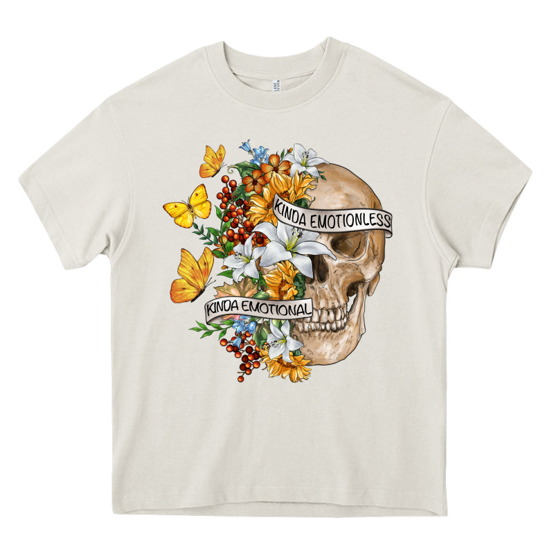Kinda Emotional Kinda Emotionless Heavy Core Tee by RanaPortraitStore | Teevron
