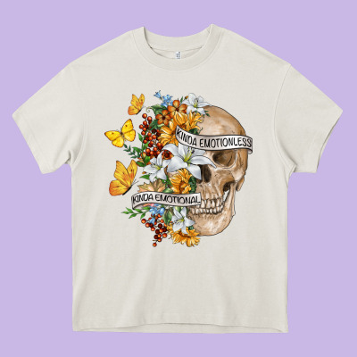 Heavy Core Tee Kinda Emotional Kinda Emotionless