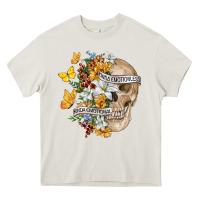 Cream Kinda Emotional Kinda Emotionless Heavy Core Tee - RanaPortraitStore