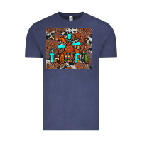Vintage Denim thankful turkey png Vintage Tee - JahusDesignShop