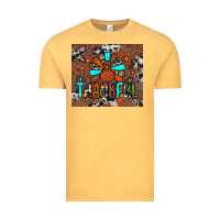 Vintage Mustard thankful turkey png Vintage Tee - JahusDesignShop