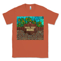 Copper preview custom cactus and sunflowers leopard turquoise Classic Tee - Artiststas
