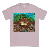 Lilac preview custom cactus and sunflowers leopard turquoise Classic Tee - Artiststas