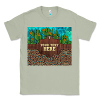 Matcha preview custom cactus and sunflowers leopard turquoise Classic Tee - Artiststas