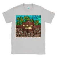 Moon Dust preview custom cactus and sunflowers leopard turquoise Classic Tee - Artiststas