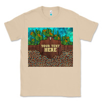 Mushroom preview custom cactus and sunflowers leopard turquoise Classic Tee - Artiststas