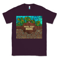 Plum preview custom cactus and sunflowers leopard turquoise Classic Tee - Artiststas
