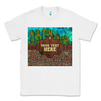 White preview custom cactus and sunflowers leopard turquoise Classic Tee - Artiststas