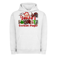 Pigment Lunar Rock santas favorite  football player Urban Hoodie - CowGirlArtShop