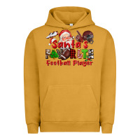 Pigment Peanut Butter santas favorite  football player Urban Hoodie - CowGirlArtShop