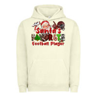 Pigment Pistachio santas favorite  football player Urban Hoodie - CowGirlArtShop