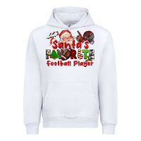 White santas favorite  football player Urban Hoodie - CowGirlArtShop