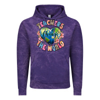Cloud Purple teachers change the world Vintage Hoodie - JahusDesignShop