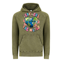 Vintage Olive teachers change the world Vintage Hoodie - JahusDesignShop