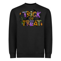 Black trick or treat Heavyweight Sweatshirt - BundleAndBundleShop
