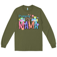Army Green praying mama Long Sleeve Tee - JahusDesignShop