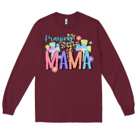 Burgundy praying mama Long Sleeve Tee - JahusDesignShop