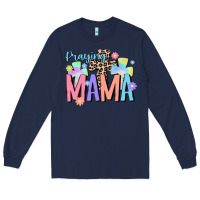 Navy praying mama Long Sleeve Tee - JahusDesignShop