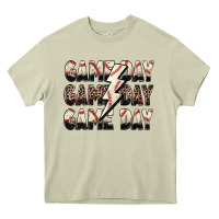 Mossy game day game day baseball lightning bolt Heavy Core Tee - Zillion Design Studio