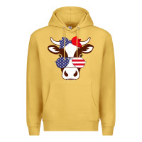 Antique Gold Cow 4Th Of July Independence Day Premium Hoodie - Bettercallsaul