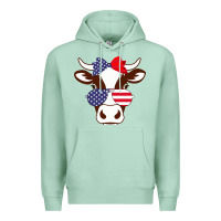 Seafoam Cow 4Th Of July Independence Day Premium Hoodie - Bettercallsaul