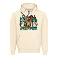 Sandshell wild west gnomies Zipper Hoodie - NancyCooperArtShop