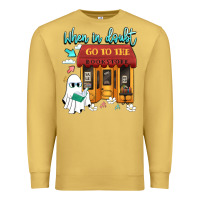Antique Gold when in doubt go to the bookstore Premium Sweatshirt - Artiststas