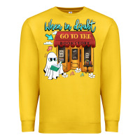 Lemon when in doubt go to the bookstore Premium Sweatshirt - Artiststas