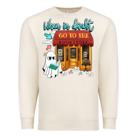 Sandshell when in doubt go to the bookstore Premium Sweatshirt - Artiststas