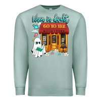Seafoam when in doubt go to the bookstore Premium Sweatshirt - Artiststas