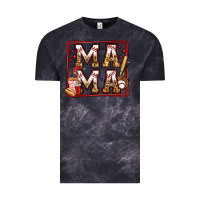 Cloud Black baseball mama Vintage Tee - Jasminsmagicworld