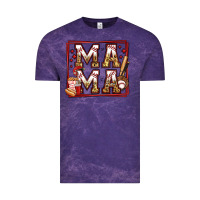 Cloud Purple baseball mama Vintage Tee - Jasminsmagicworld