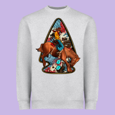 Arrowhead Rodeo Heavyweight Sweatshirt Designed By Jahusdesignshop