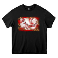 Black baseball background Heavy Core Tee - texasbilliewilder