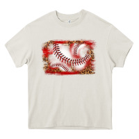 Cream baseball background Heavy Core Tee - texasbilliewilder