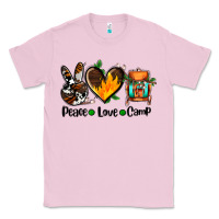 Bubblegum Pink peace love camp ado Classic Tee - AdoDesignShop