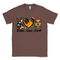 Chestnut peace love camp ado Classic Tee - AdoDesignShop