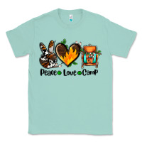 Seafoam peace love camp ado Classic Tee - AdoDesignShop