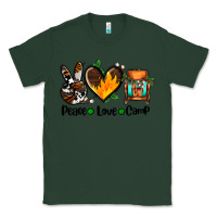Sports Green peace love camp ado Classic Tee - AdoDesignShop