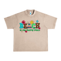 French Oak beach is my happy place Urban Heavy Tee - AdoDesignShop