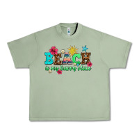 Oil Green beach is my happy place Urban Heavy Tee - AdoDesignShop