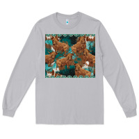 Moon Dust turquoises gemstones cowhide highlands cow Long Sleeve Tee - BarkalooDesign