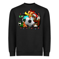 Black joy with soccer element and Christmas Heavyweight Sweatshirt - AdoDesignShop