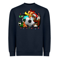 Navy joy with soccer element and Christmas Heavyweight Sweatshirt - AdoDesignShop
