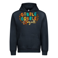 Navy gobble gobble yall Urban Hoodie - CowGirlArtShop