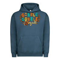 Pigment Midnight Navy gobble gobble yall Urban Hoodie - CowGirlArtShop