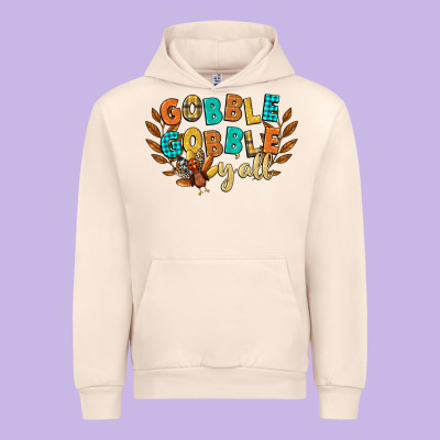 Gobble Gobble Yall Urban Hoodie Designed By Cowgirlartshop