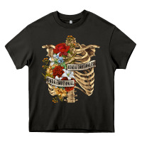 Asphalt Kinda Emotionless Kinda Emotional Skeleton Heavy Core Tee - RanaPortraitStore