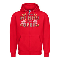 Red mama mommy mom bruh Zipper Hoodie - MaliasSmallBusiness