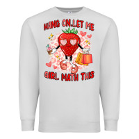 Dove Grey hang on,let me girl math this Premium Sweatshirt - Artiststas